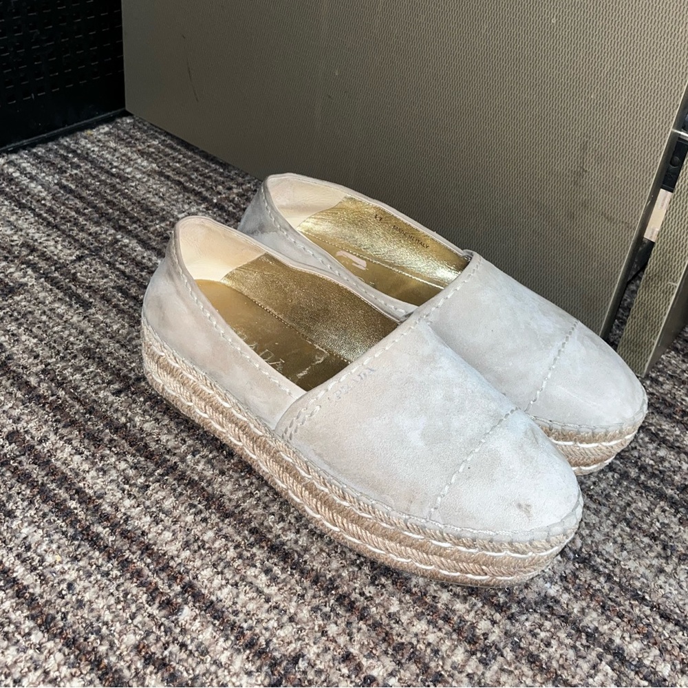 Prada Espadrilles (Suede) Platform